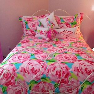 Lilly Pulitzer for Garnet Hill First Impression Double Queen Duvet with Shams